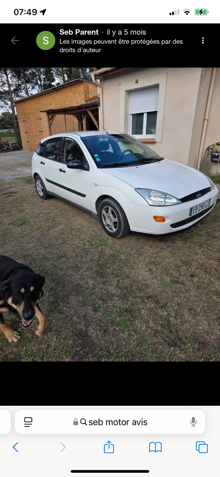 Intervention Ford Focus