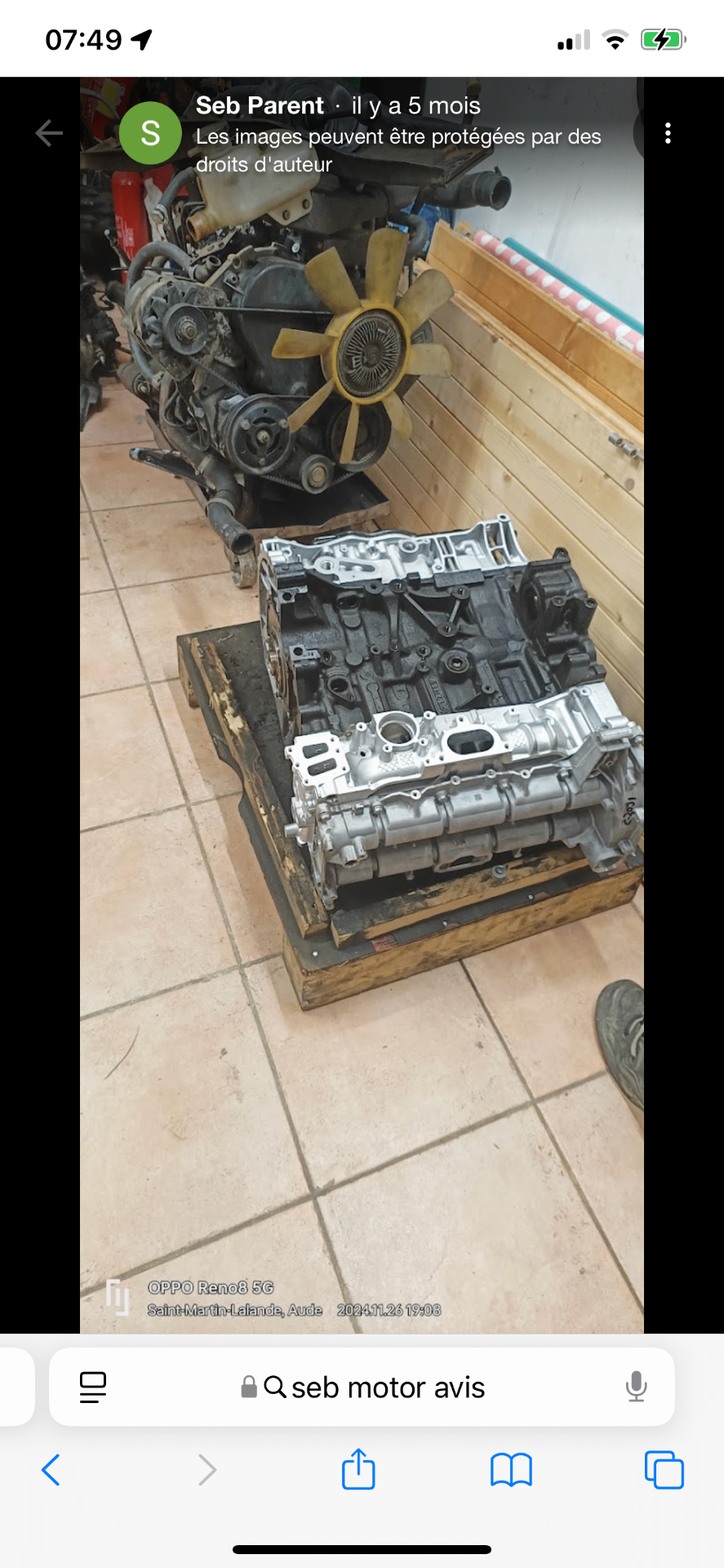 Réfection moteur complète